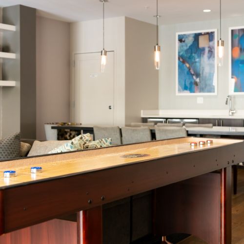 Community Lounge Shuffleboard