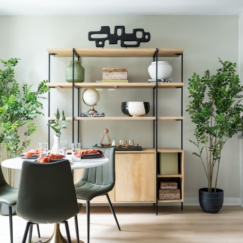 Dining Table and Shelf	