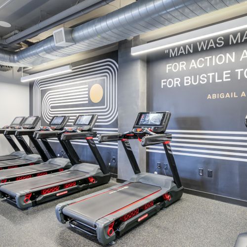 Stay fit with our state-of-the-art cardio machines in the fitness center.	
