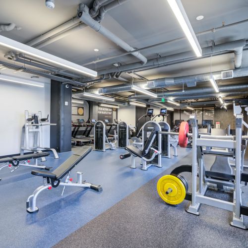 Get a full-body workout with our variety of weight machines in the fitness center.	