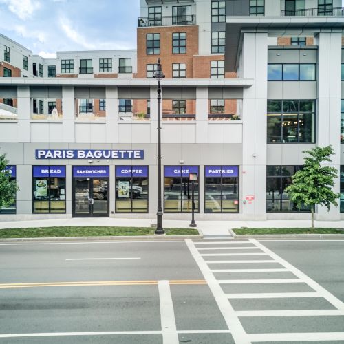 Savor delicious treats at the nearby Paris Baguette	