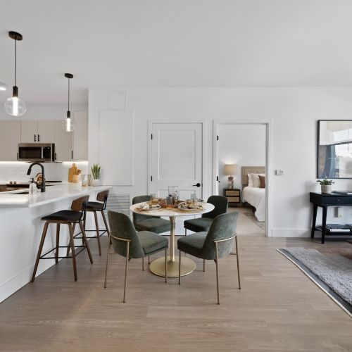 An ideal for entertaining or a quiet evening at home