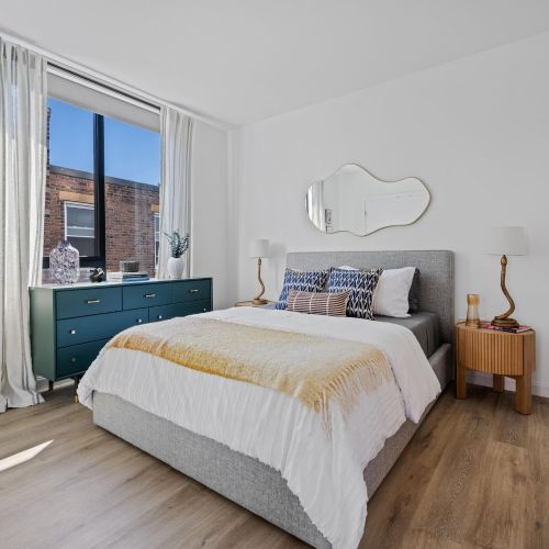 Second room with a window view.