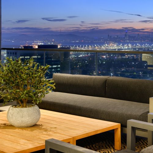 Penthouse lounge deck	