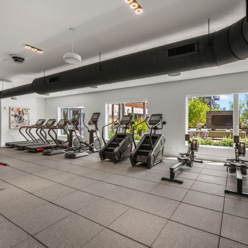 Find your zen in our tranquil yoga studio, perfect for stretching and mindfulness.