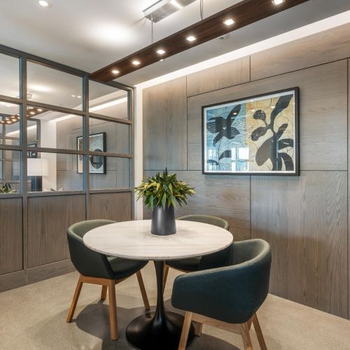 Focus and work efficiently in our modern work pod, designed for productivity and privacy.