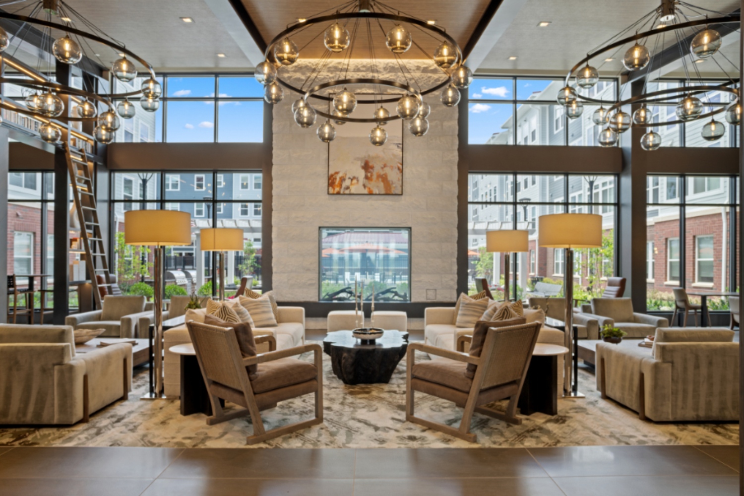 Aspen at Melford Town Center : A well-appointed community room makes entertaining easy