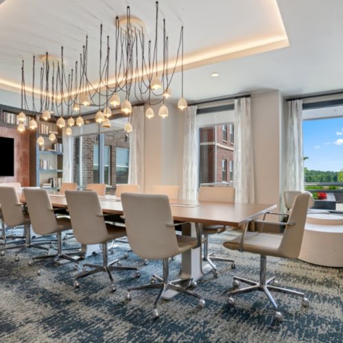 Entertain clients from home in our luxury conference room