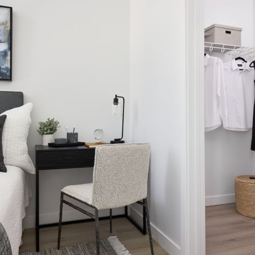 Generously sized bedrooms perfect for work from home space. 