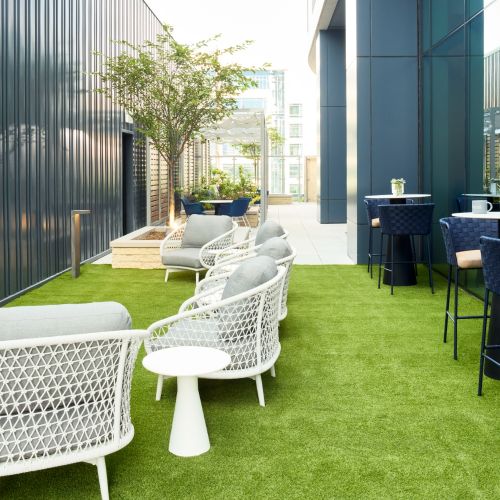 The perfect quiet outdoor retreat for remote working.