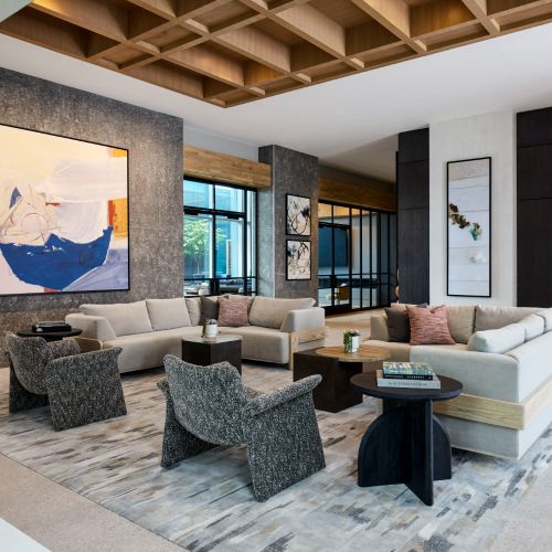 Plenty of seating areas to connect and recharge.