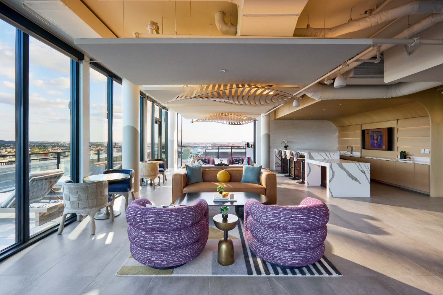 The 202 : Revel in sun soaked rooftop louunge spaces