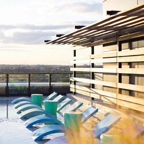 Unwind your summer day on our rooftop