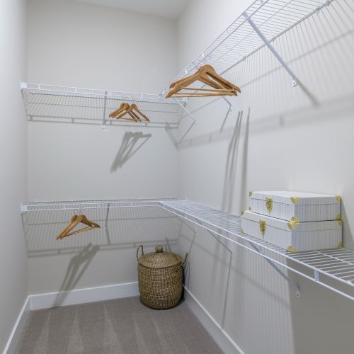 Atlee Square walk-in closet 