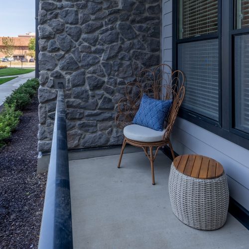 Atlee Square private patio