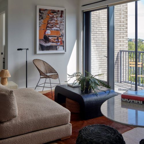 Living Room and Balcony