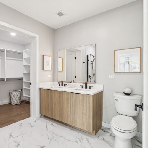 Pamper Yourself In A Bathroom Designed For Serenity And Style.	