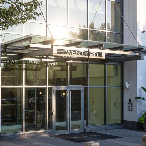 Secondary entrance view.