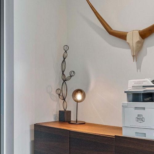 Printer in resident lounge.