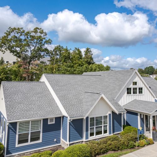 Exterior of clubhouse