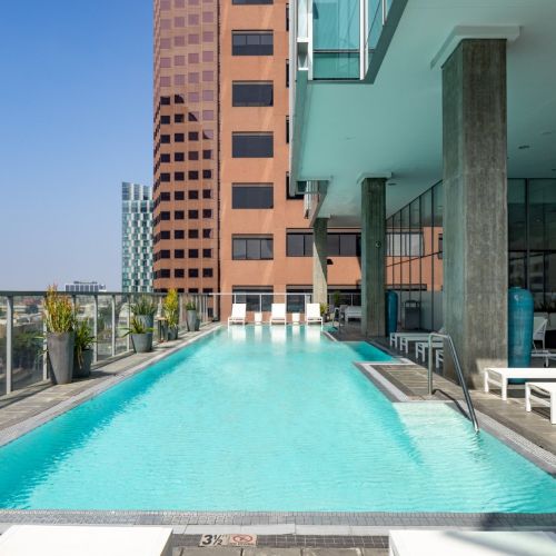 Relax in-style by the infinity-edge pool.