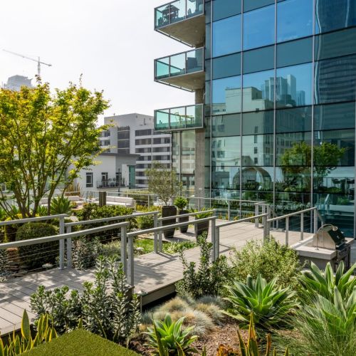 Soak in the views while relaxing in Verdosa's Zen Garden.