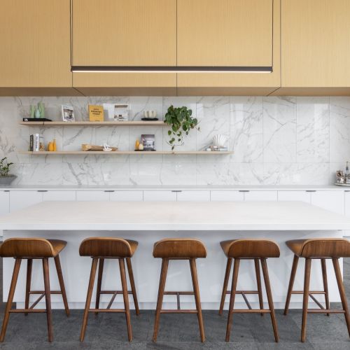 Enjoy a break at our sleek coworking lounge bar.