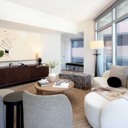 Modern and comfortable space.