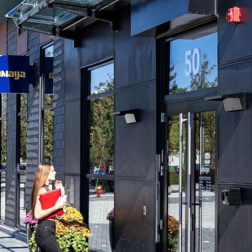 Charming entry inviting exploration at Amaya.