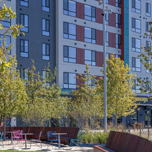 Amaya’s dog park for pets and their owners.