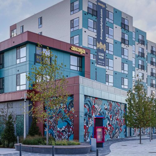 Vibrant artwork reflecting creativity at Amaya.