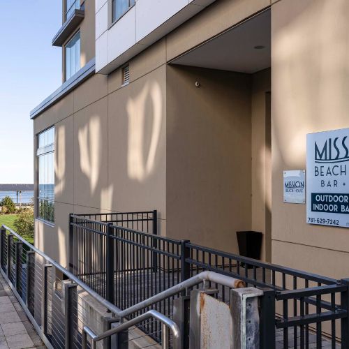 Charming street clock in Revere.