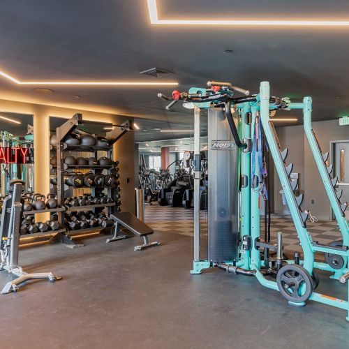 Sleek lounge bar for leisure and refreshments.