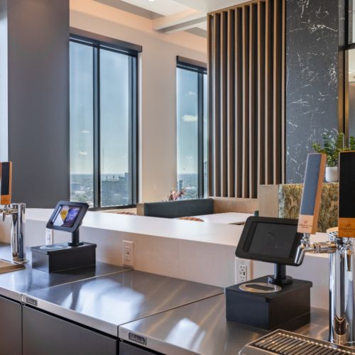 On-demand beer and wine taps	