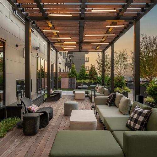 Unwind at the Canopy Lounge, with panoramic sunset views as the perfect backdrop.	