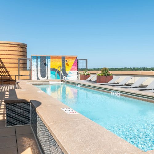 A pool perfect for a hot summer day	