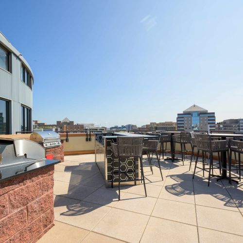 Outdoor grilling area	