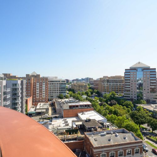 Enjoy views of the city as far as the eye can see	