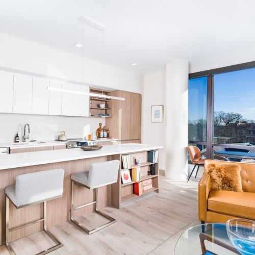 Recharge at Botanica, a retreat to call your own. Ridge finishes featured include premium quartz countertops, custom Italian cabinetry and a single-door, stainless steel Whirlpool refrigerator