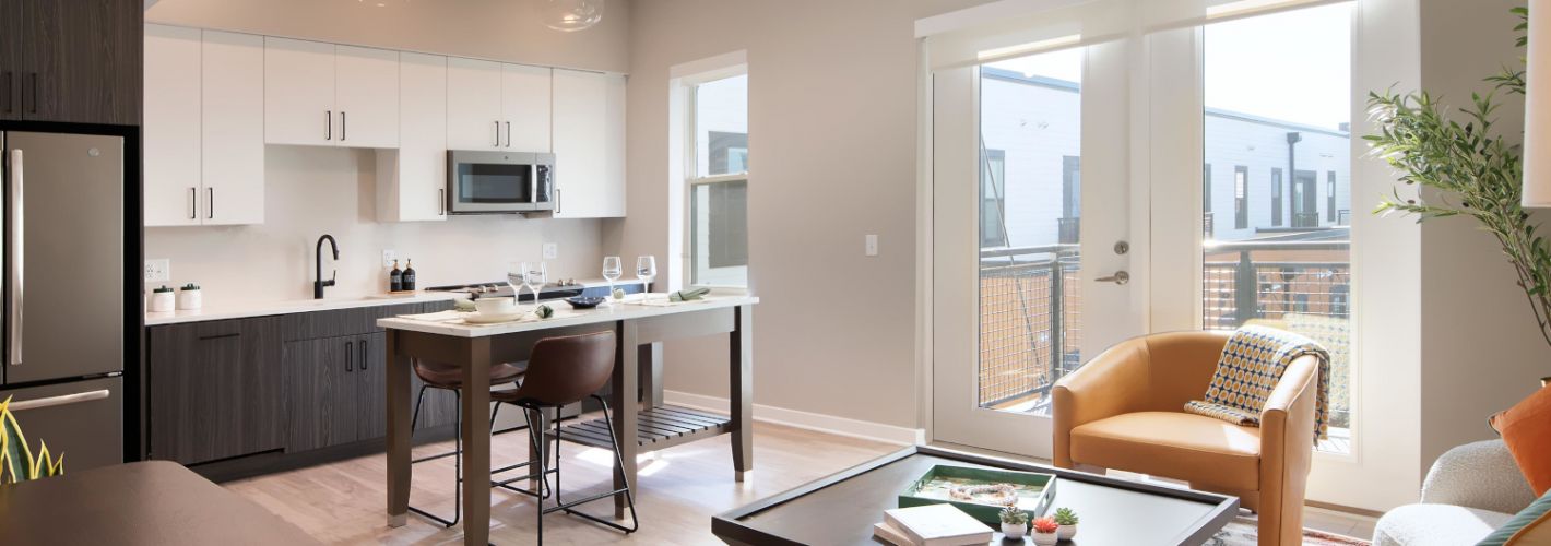 Beckert's Park Kitchen and Living Room	