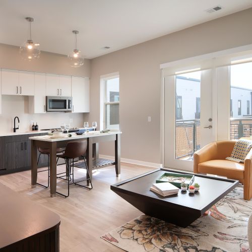 Beckert's Park Kitchen and Living Room	