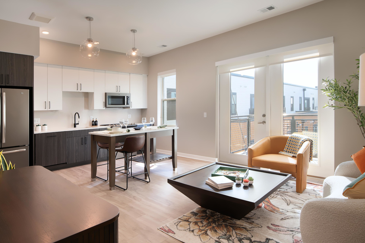 Beckert's Park Kitchen and Living Room	