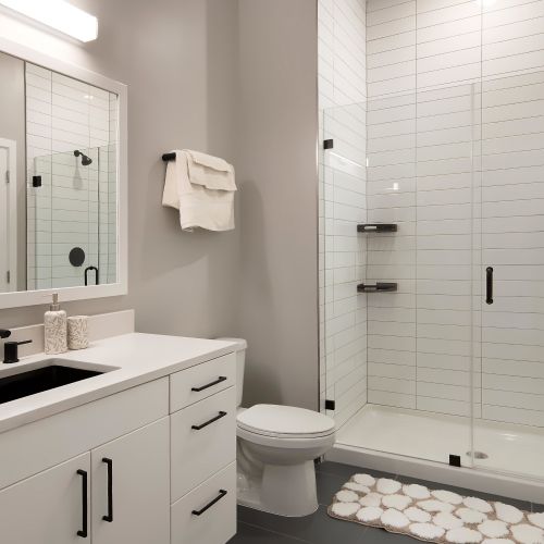 Bathroom with shower	