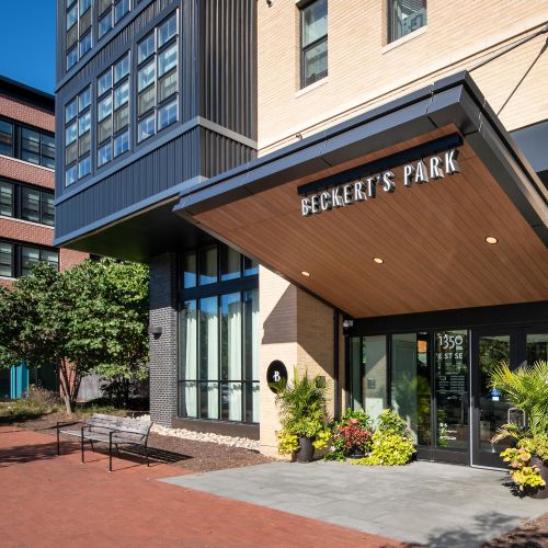 Beckert's Park Building Entrance	