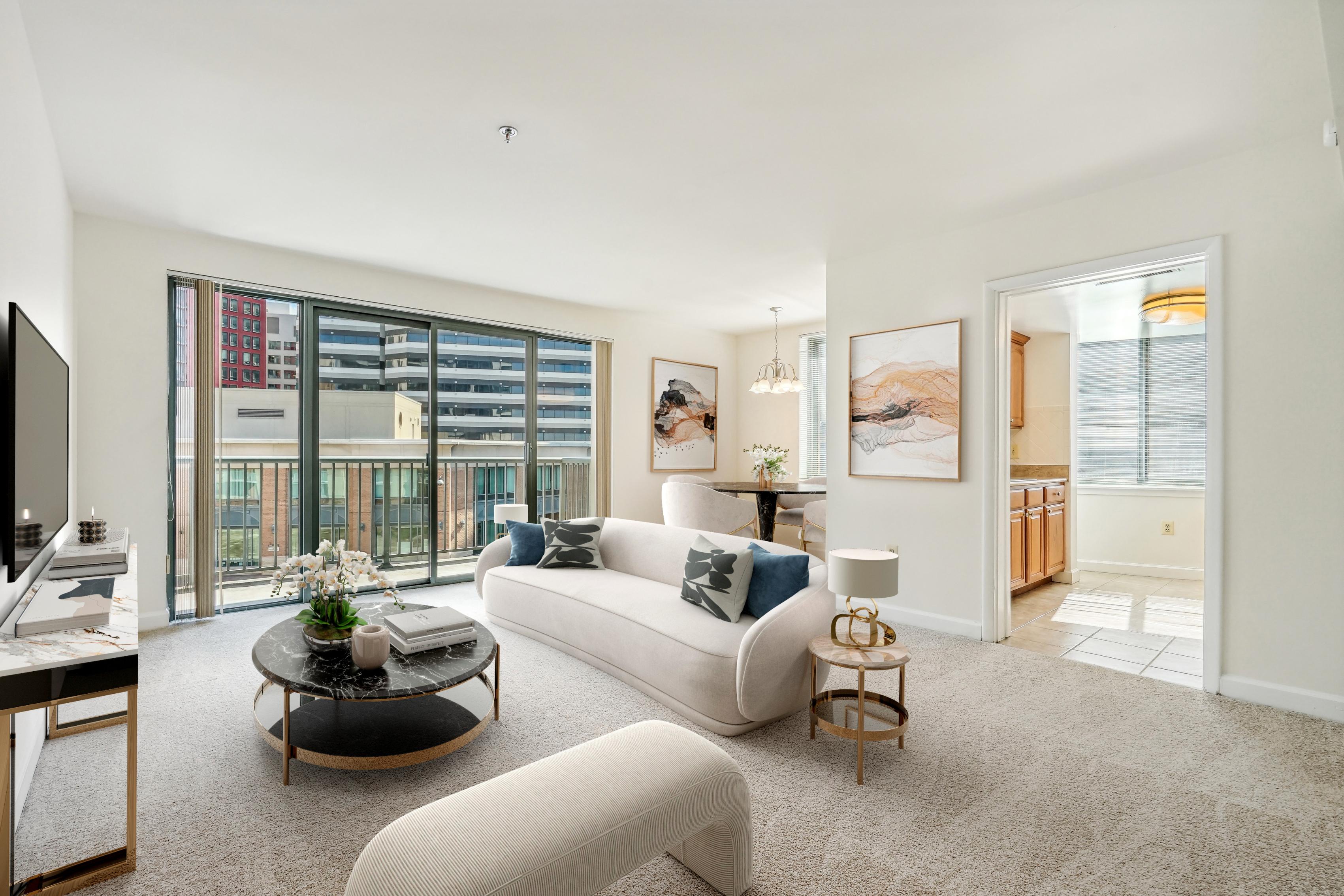 Living Room and Kitchen