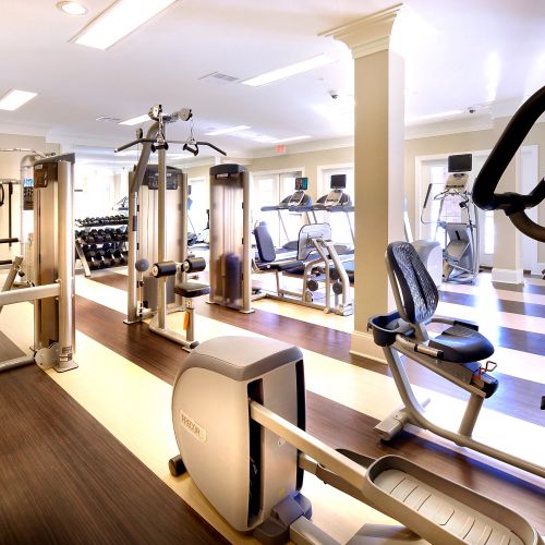 24-hour fitness center	