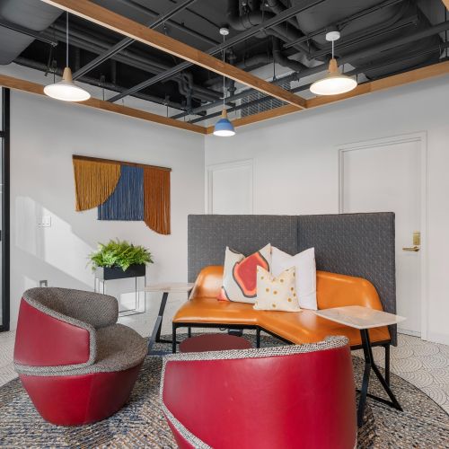 Quiet coworking corner for inspiration.	