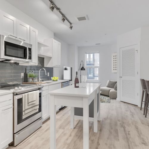 Room for an eat in breakfast experience each morning.	