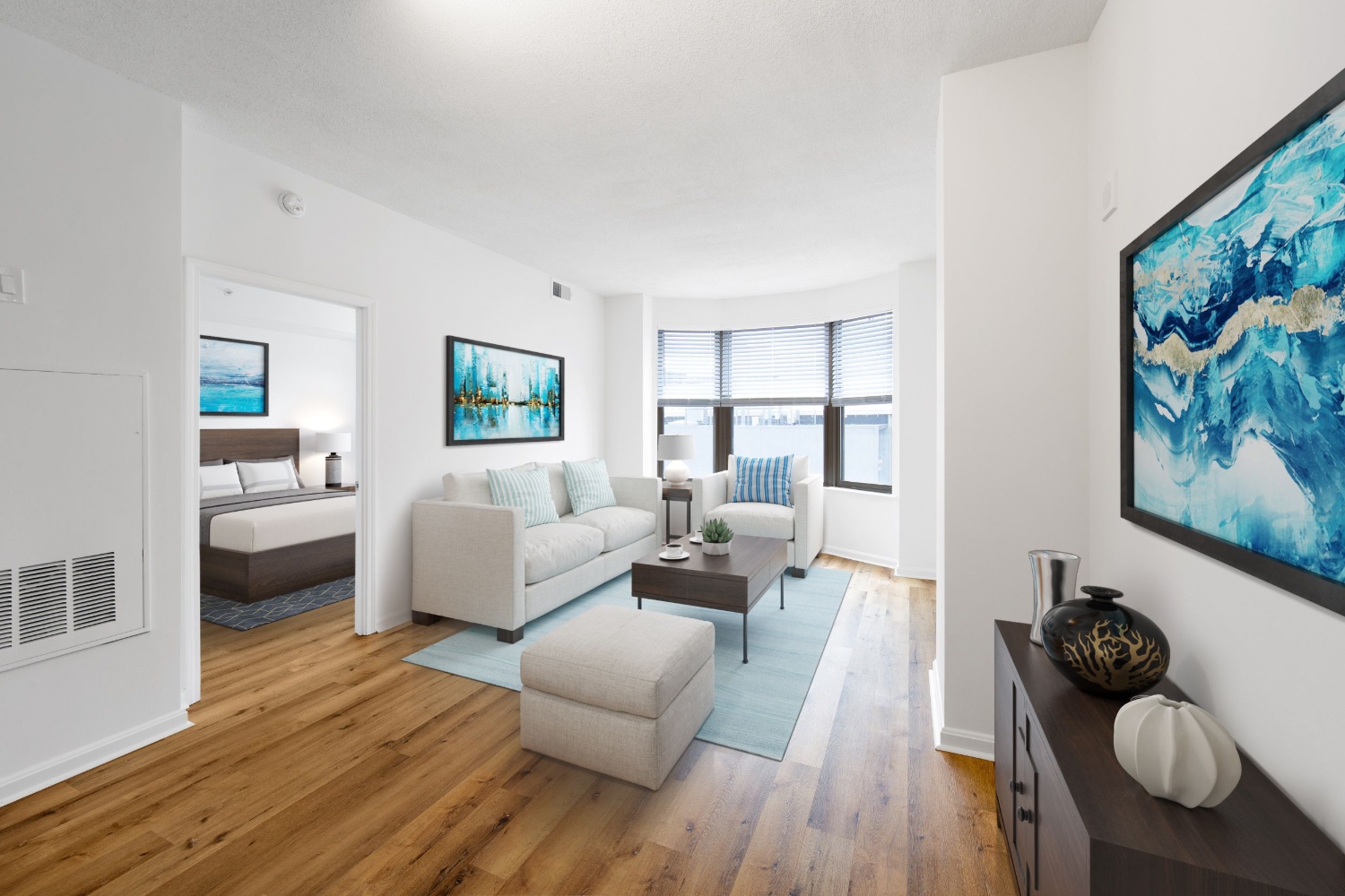 The Ellington : Living Room