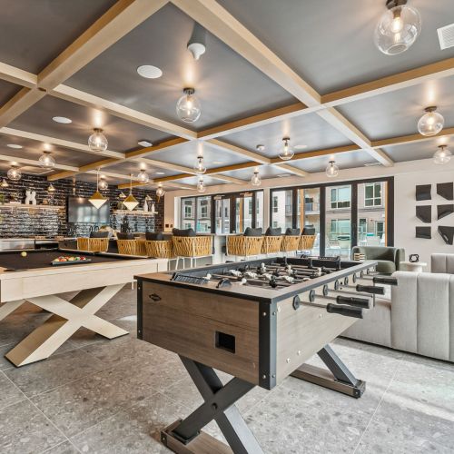 Unwind and connect in the community lounge